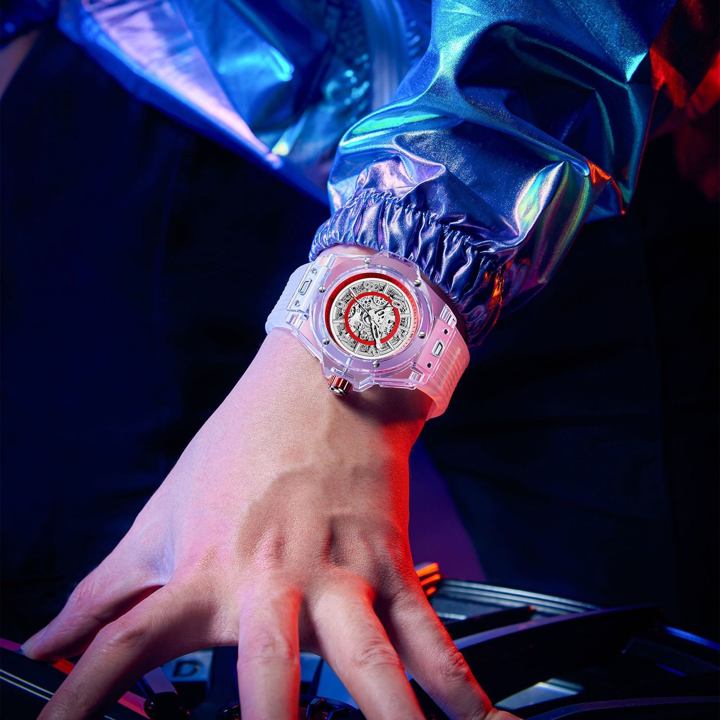 Automatic Mechanical Watch Waterproof & Transparent