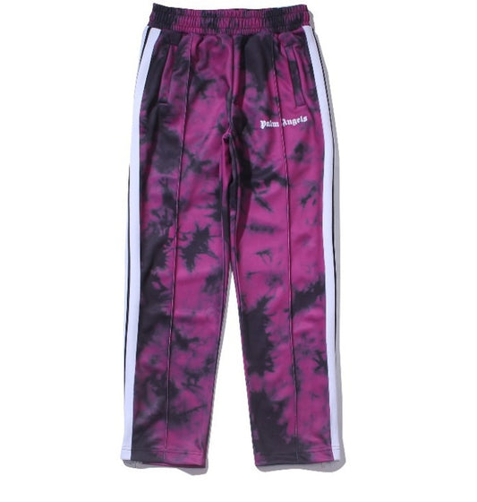 Decapitated bear angel tie-dye sweatpants