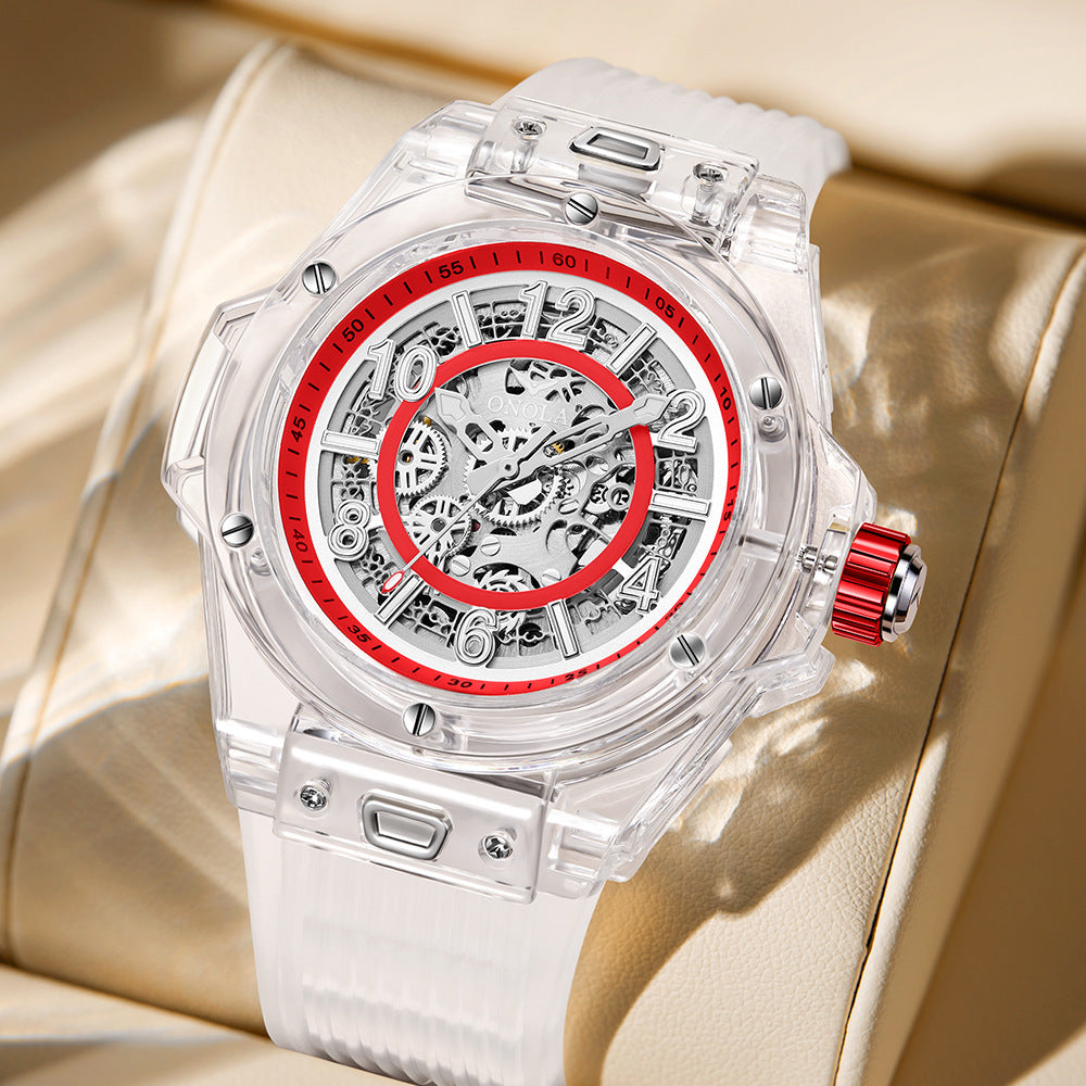 Automatic Mechanical Watch Waterproof & Transparent