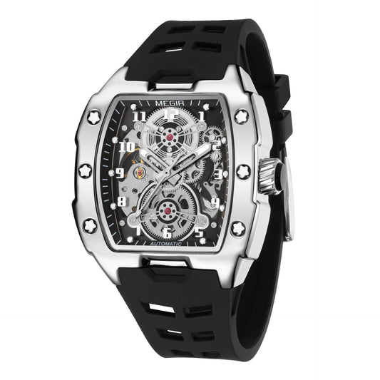Barrel-shaped Men's Sports Mechanical Watch