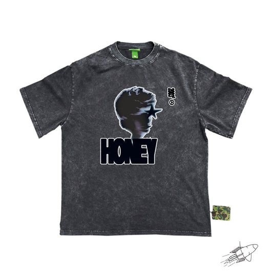 Dark Printed Youth Popularity Maychao Short Sleeve Idle Style Hiphop Bottoming T-shirt